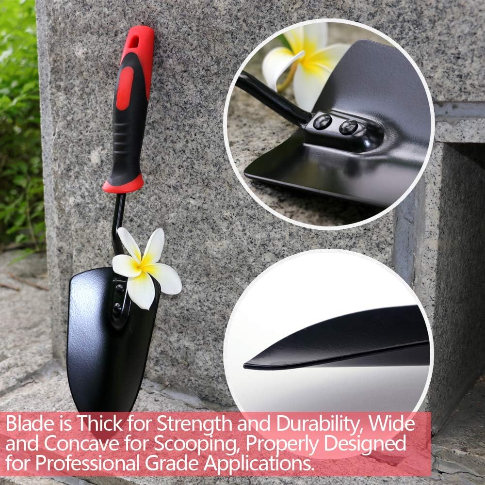 Kemaier Garden Trowel - Oversized Metal Garden Hand Shovel, Rust Resistant & Bend-Proof Spade Small Tool : Garden & Outdoor