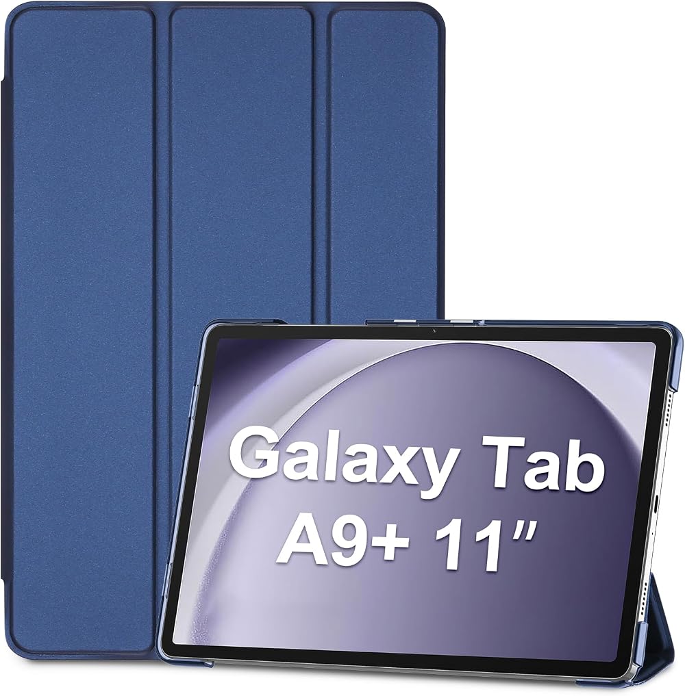 ProCase Navy Smart Case for Galaxy Tab A9 Plus 11 Inch 2023 Folio Cover
