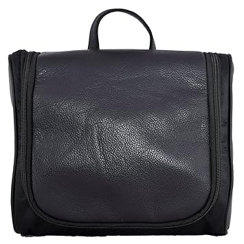 Leathers of India Leather 10 Liters Black Briefcase