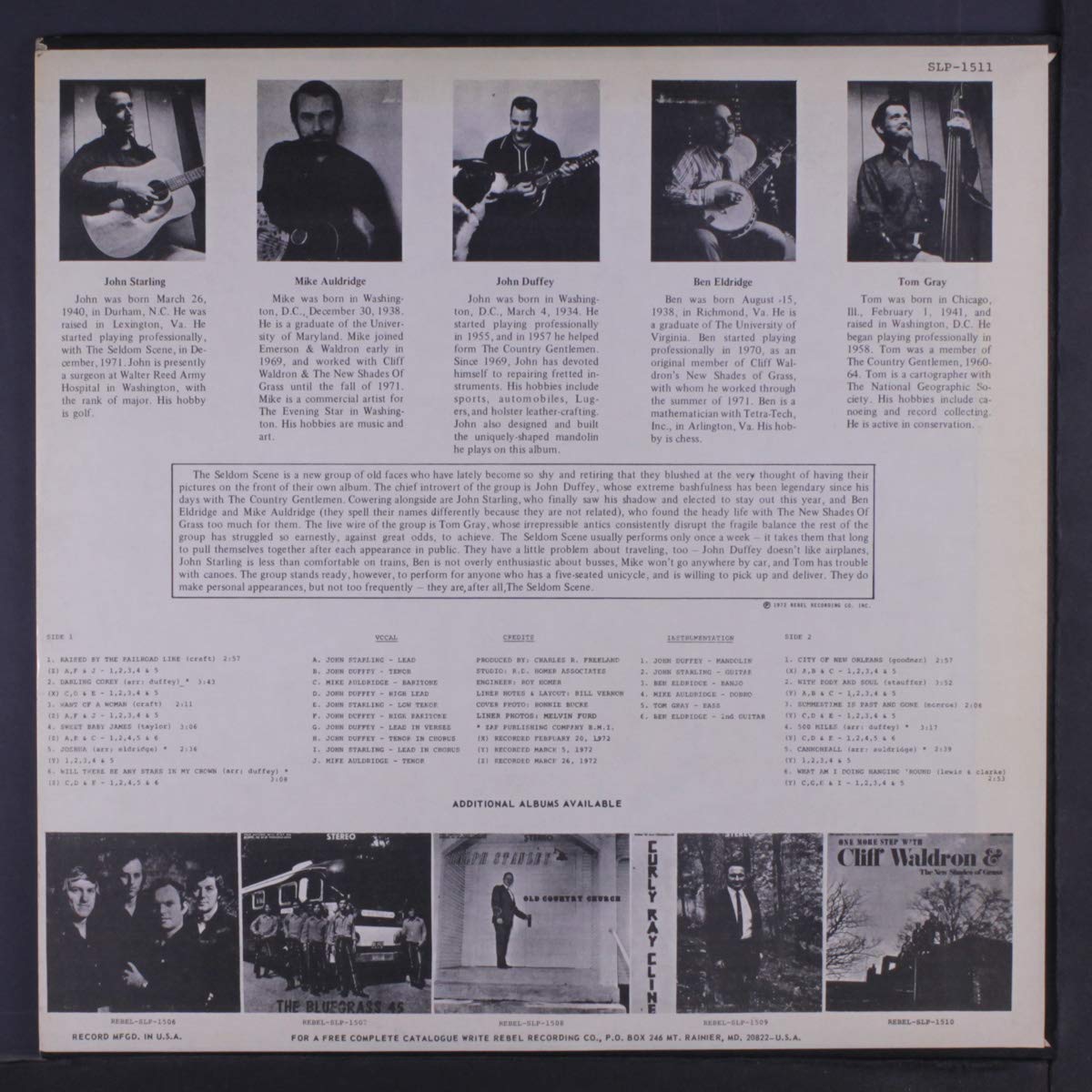Act 1 Lp Seldom Scene Amazon Fr Cd Et Vinyles