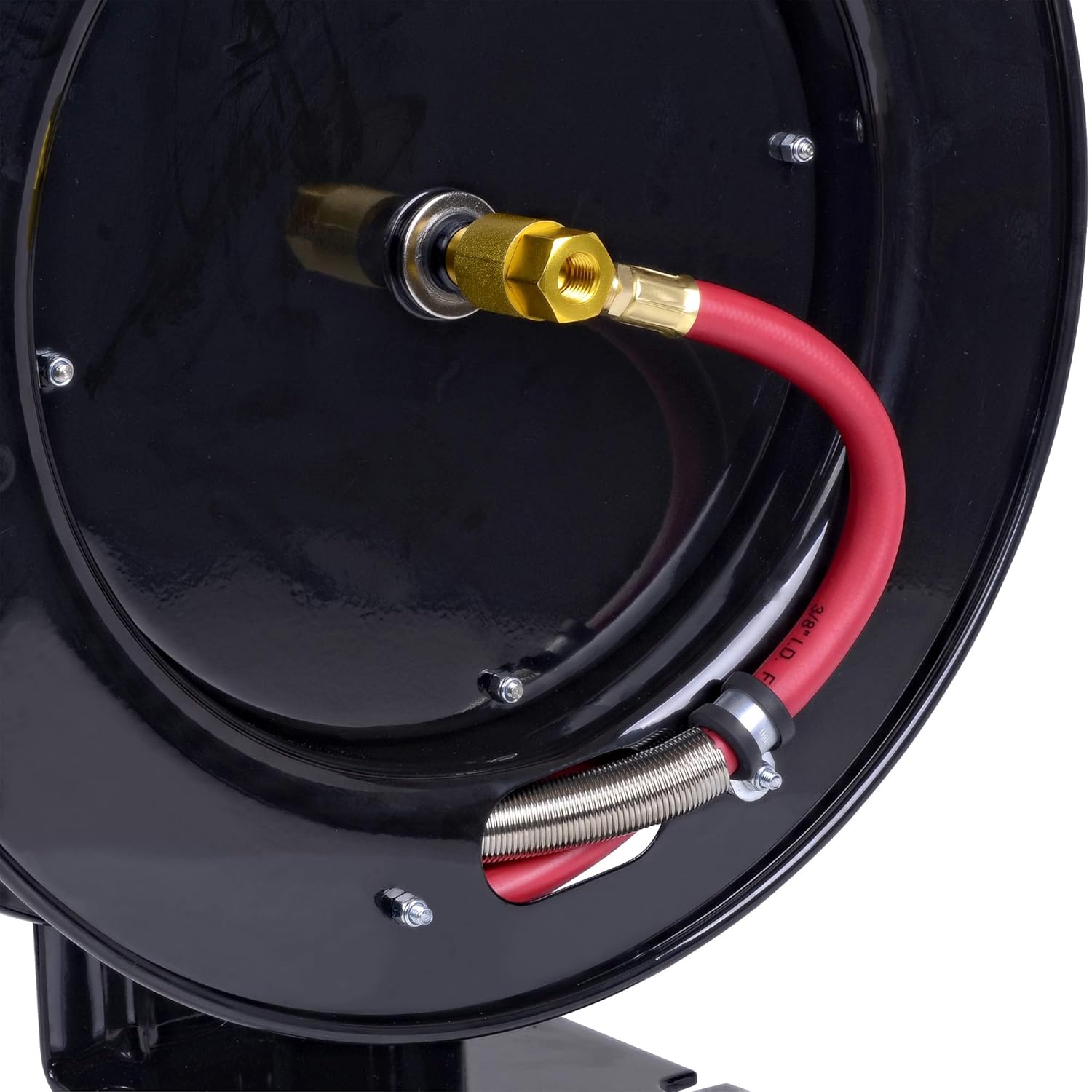 SuperHandy Air/Water Hose Reel Retractable Longest Ever 3/8 Inch x 80