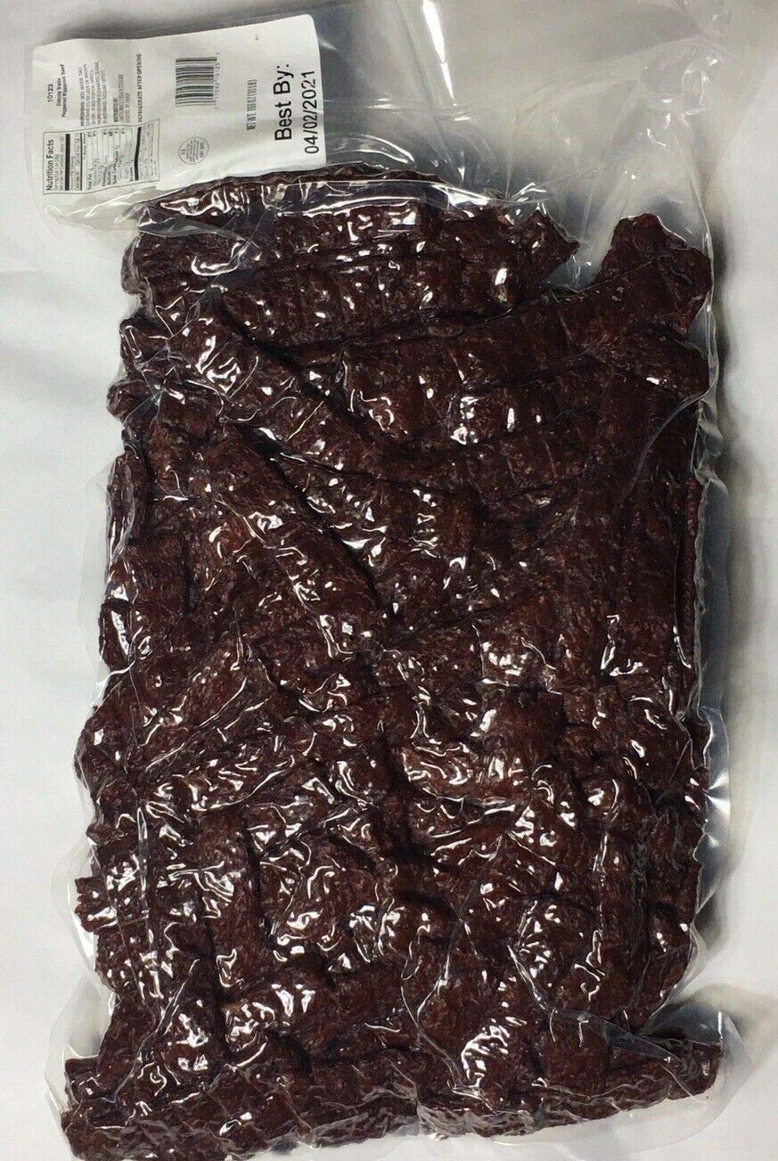 Dakota Trails PEPPERED KIPPERED BEEF Jerky 10 (Lb) Pound Bulk Bag