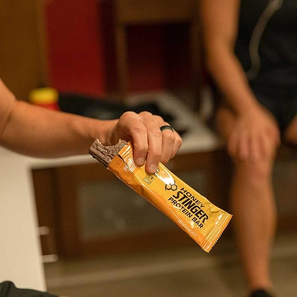 HONEY STINGER ORGANIC PEANUT BUTTER CHOCOLATE WAFFLE, ENERGY STROOPWAFEL FOR EXERCISE, ENDURANCE AND PERFORMANCE, SPORTS NUTRITION FOR HOME & GYM, PRE & DURING WORKOUT, 16.96 OUNCES (PACK OF 16)