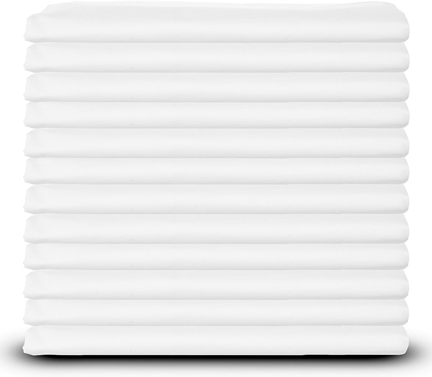 Apparel Innovations Twin Size White Flat Sheet, T-180 Size 66 x 104 (2)