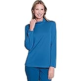 MULTIPLES Women's Long Sleeves Mock Neck Top