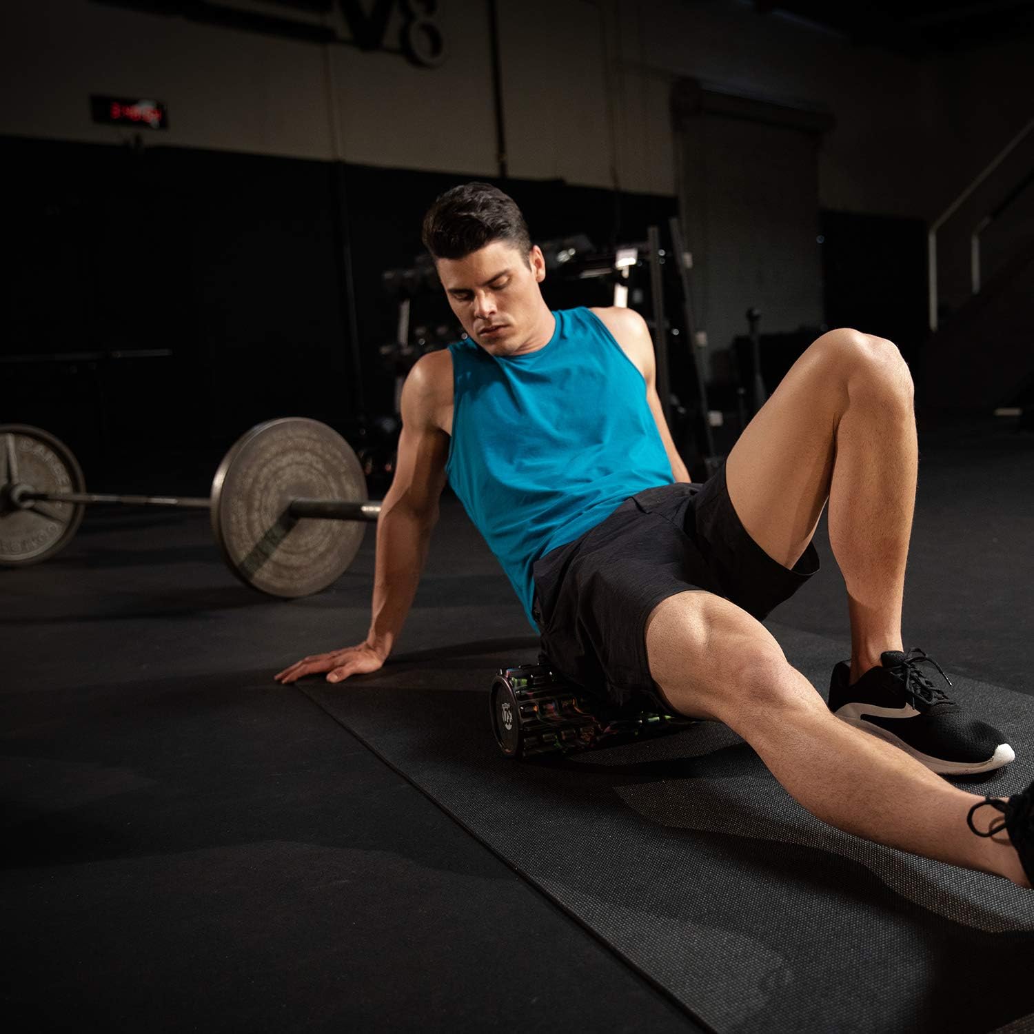 321 STRONG Foam Roller - Extra Firm High Density Deep Tissue Massager with Spinal Channel, for Muscle Massage and Myofascial Trigger Point Release, with 4K eBook - Alien: Sports & Outdoors