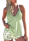 ROSEWE Womens Tankini Bathing Suits, Two-Piece