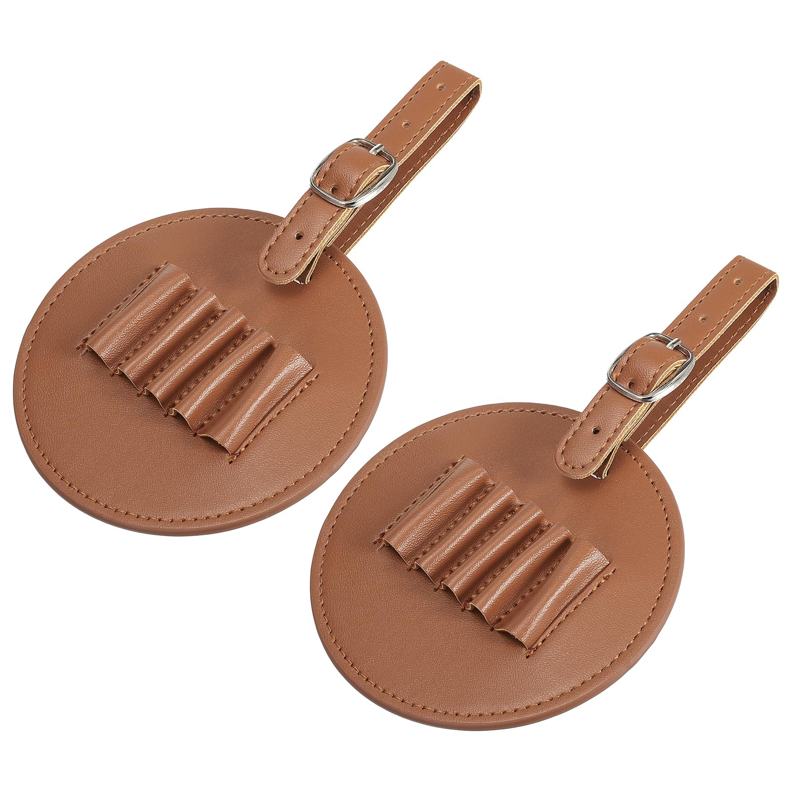 YOKIVE 2 Pcs Golf Tee Holders, Sports Golf Tees Carry Pouch Bags for Woman Man Storage Golf (Brown)