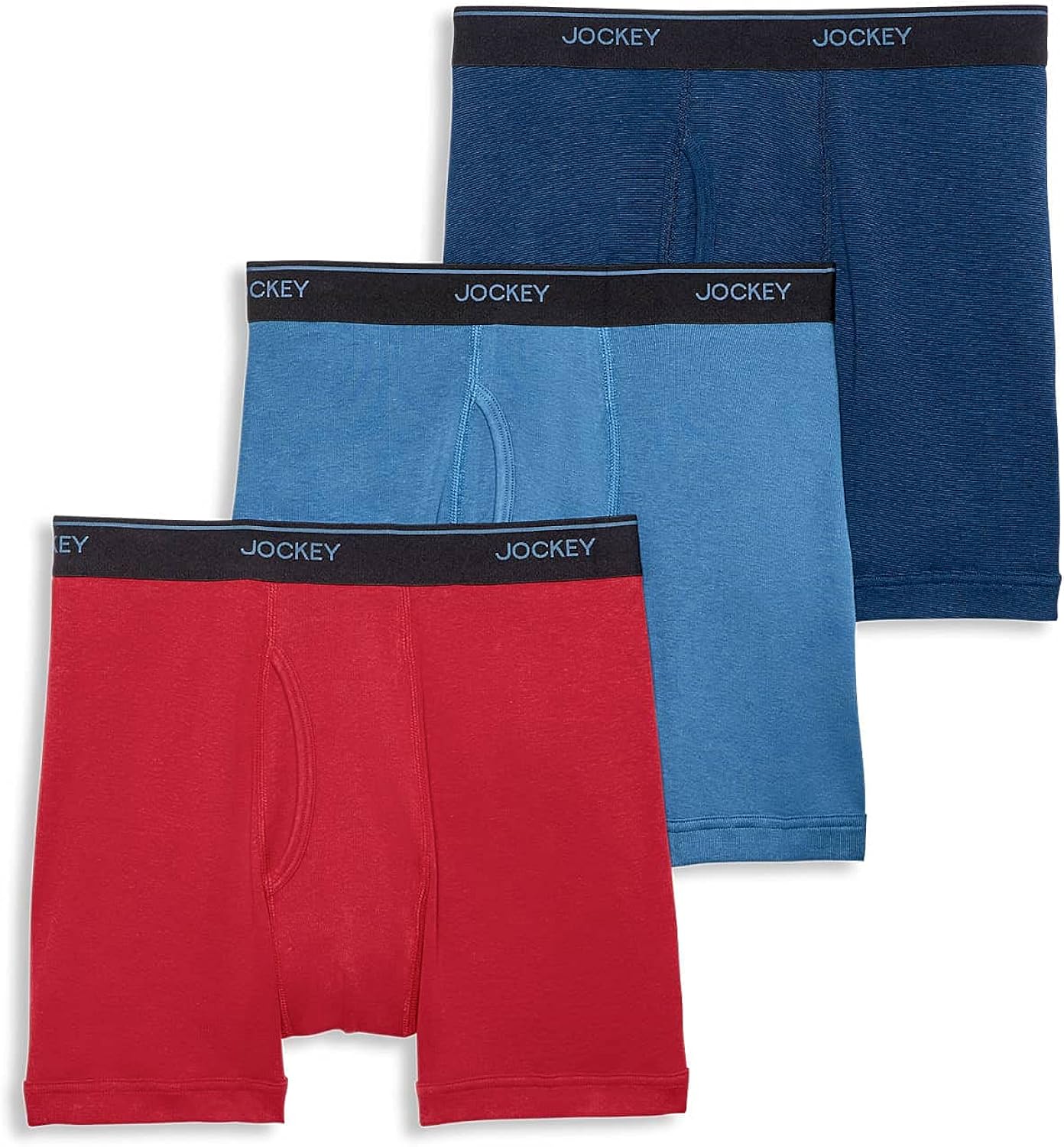 Jockey Men's Underwear Staycool Boxer Brief 3 Pack at Amazon Men’s Clothing store