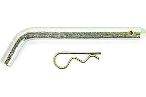 Camco Eaz-Lift Receiver Hitch Pin & Clip,3-inch - Safely Secures Receiver-Hitch Mounted Accessories in Place While Towing-Features a 5/8-inch Diameter Hitch Pin and 4-3/4-inches Usable Length (48016)