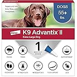 K9 Advantix II XL Dog Vet-Recommended Flea, Tick & Mosquito Treatment & Prevention | Dogs Over 55 lbs. | 1-Mo Supply