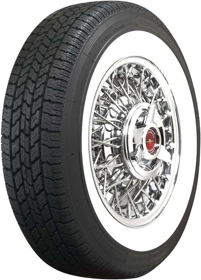 Coker Tire 587050 Coker Classic 2 1/2 Inch Whitewall 215/75R15