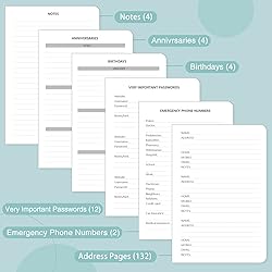 Address Book with Alphabetical Tabs, Hardcover