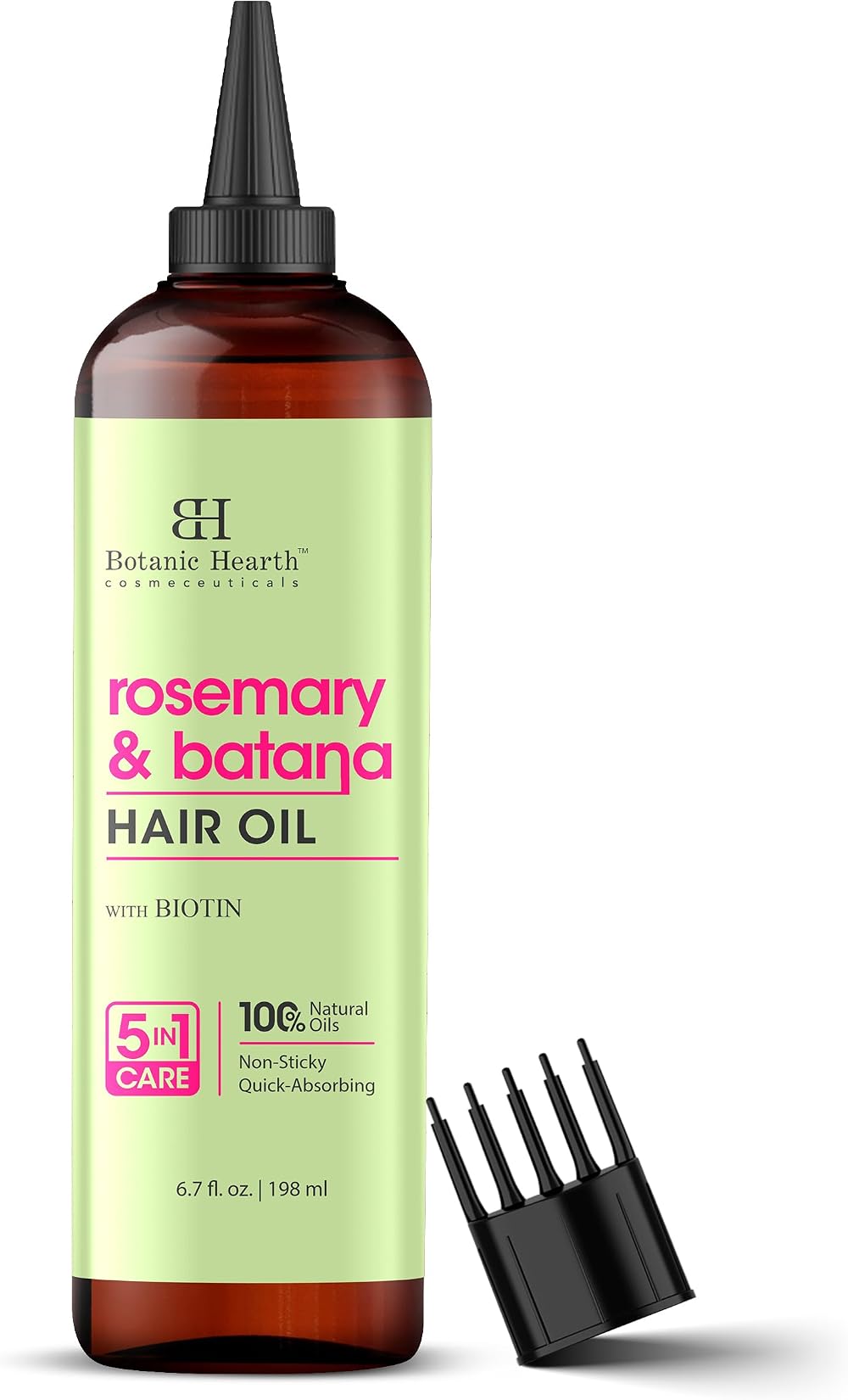 Botanic Hearth Rosemary & Batana Hair Oil 6.7 Fl Oz 198 ml