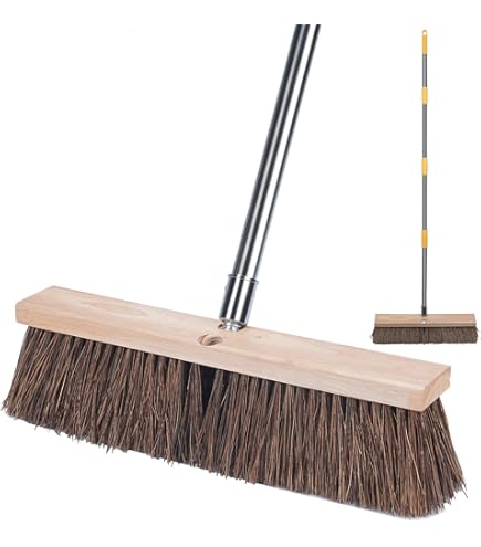 Magnolia 162 Palmyra Pointed Scrub Brush - 9 Inch Length, 2-1/4 Width, Plastic Block With Hanging Hole