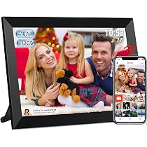 Cadre Photo Numérique WiFi AILRINNI 10.1 Pouces - Écran Tactile IPS, 32Go, Partage Via App Frameo