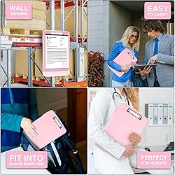 Sooez Clipboards with Storage, High Capacity Clip
