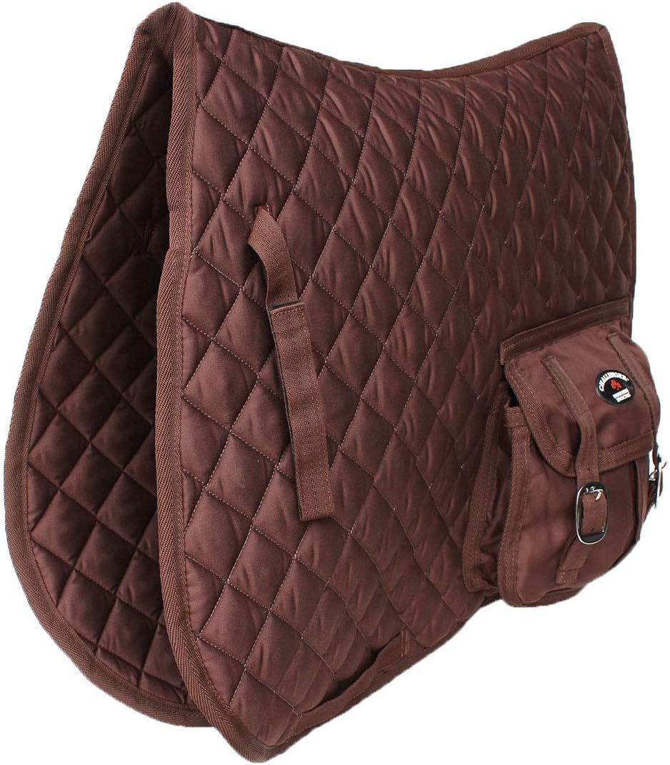CHALLENGER Horse Quilted English Saddle PAD Trail Aussie Australian