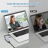 BLKing USB C to Ethernet Adapter 1000Mbps Gigabit LAN USB 3.0 Type C Mac Windows view 5