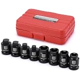 MIXPOWER 11-teiliges Rohrsteckschlüssel-Set – 3/8" Antrieb, SAE, Chrom-Molybdän-Stahl, Für Enge Räume