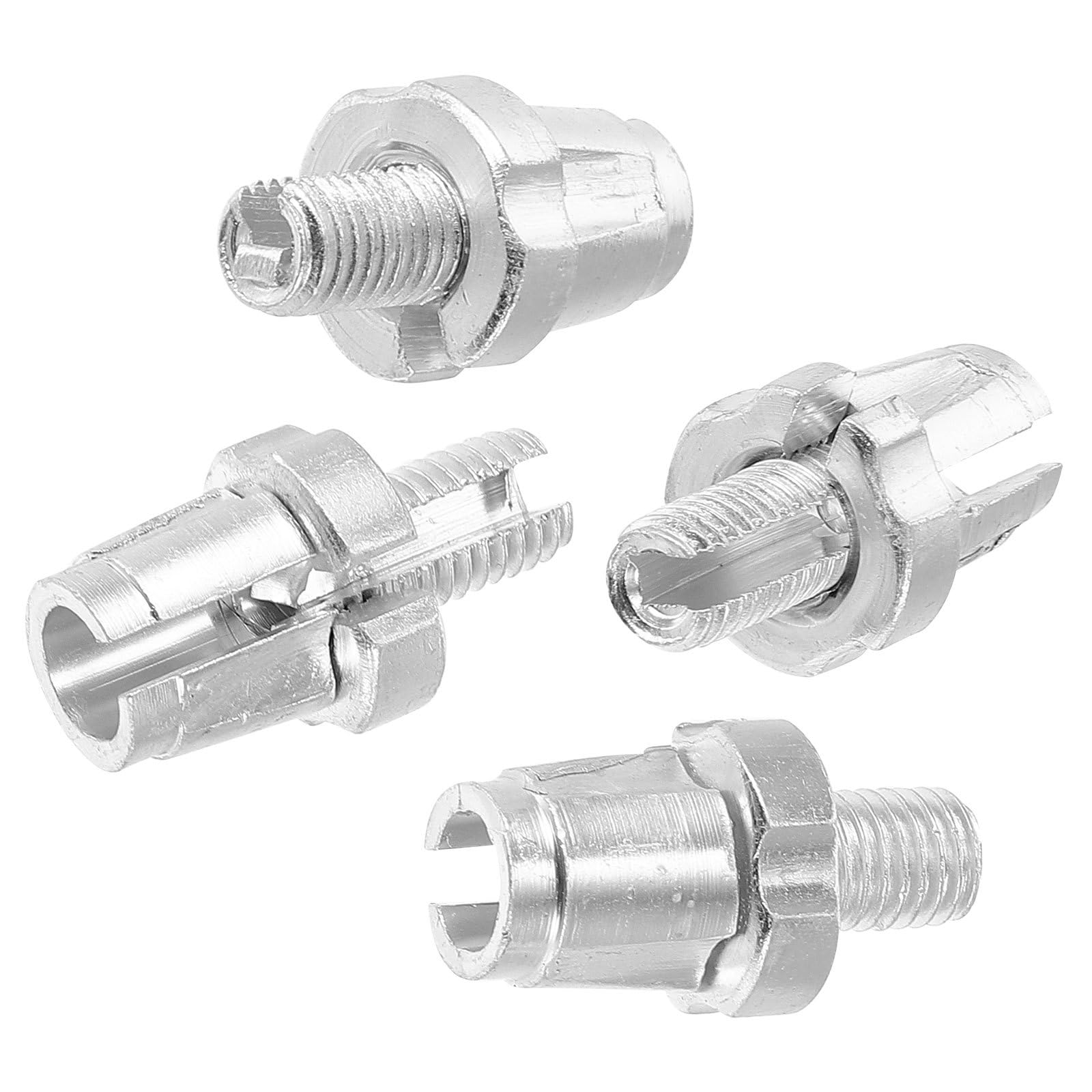 Kisangel M7 Brake Lever Adjustment Screws (4PCS) - Alloy Bicycle Brake Cable Fastener for Mountain & Road Bikes - Quick-Fasten Installation‌ Without Tools