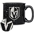 Rico Industries NHL Hockey Speckle 12oz Laser Engraved Campfire Mug
