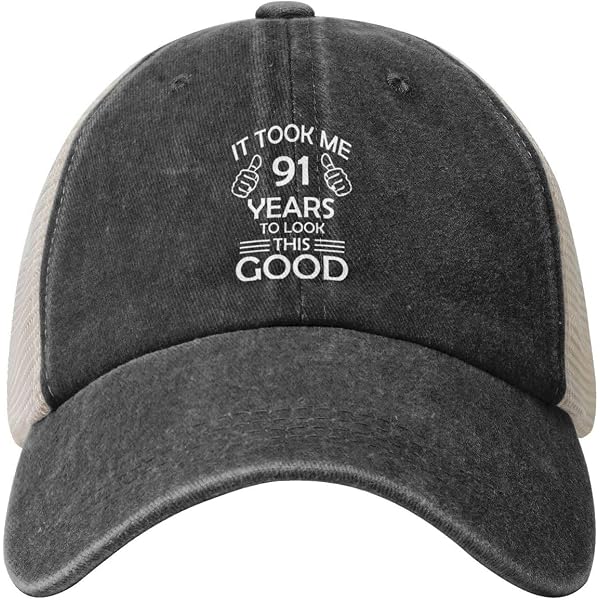 "It Took 55 Years To Look This Good" Birthday Hat - Adjustable Cotton Baseball Cap, Embroidered 55th Birthday Gift For Men & Women - View #3