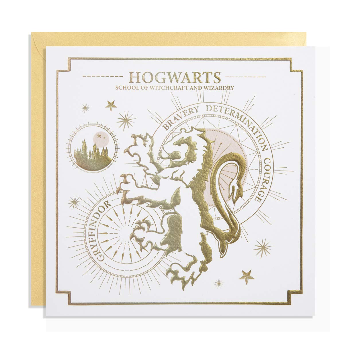 Cardology - Harry Potter Birthday Card | Yule Ball Collection | Officially Licensed Wizarding World Merchandise (Gryffindor)