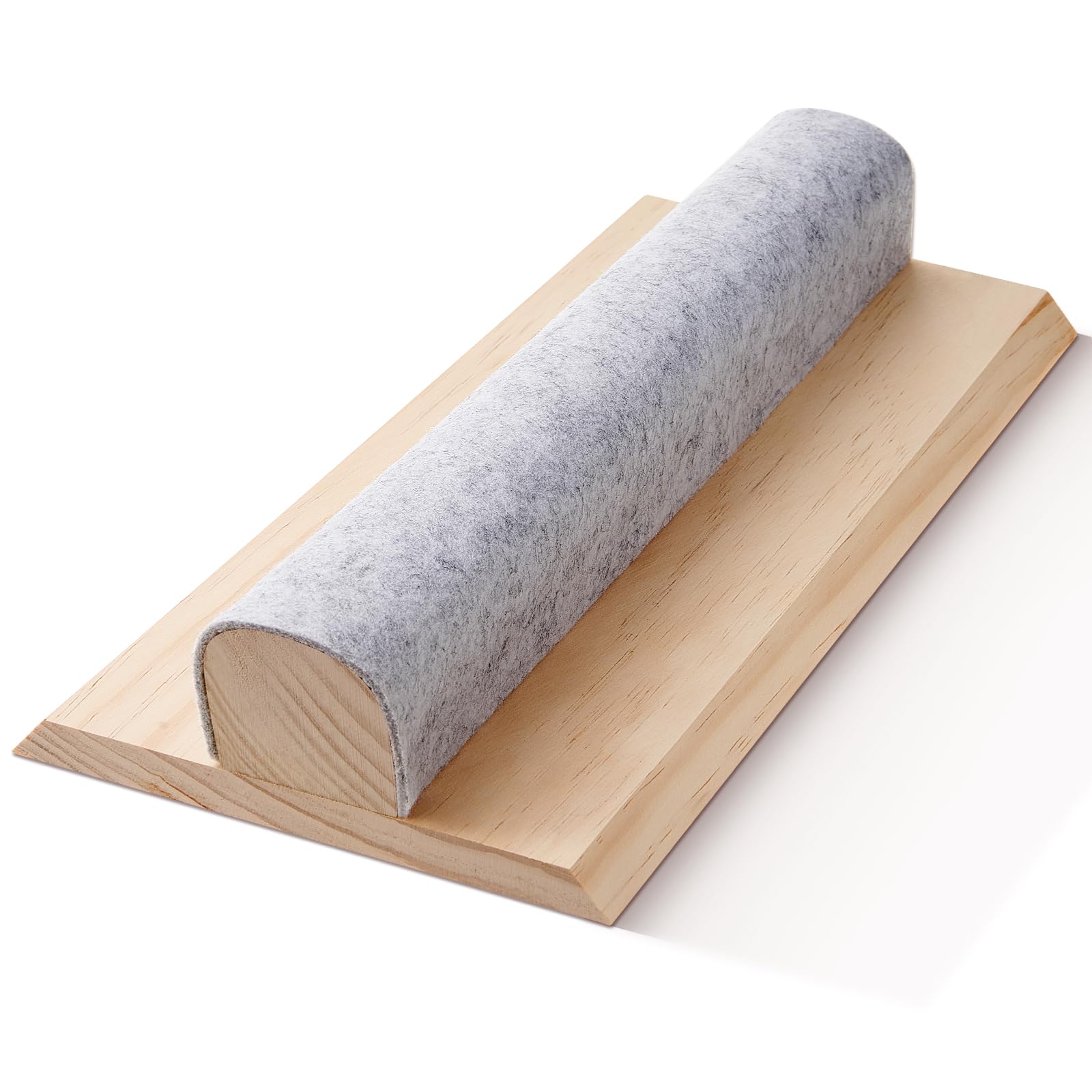 Photo 1 of Vercraft 12 inches Wool Pressing Bar with Solid Wood Core and Clapper Seams Flat Quilters Clapper, Beech Wood for Pressing, Sewing, Quilting and Steam Ironing