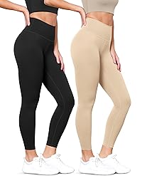 ODODOS ODLEX 2-Pack High Waist 7/8 Length Workout