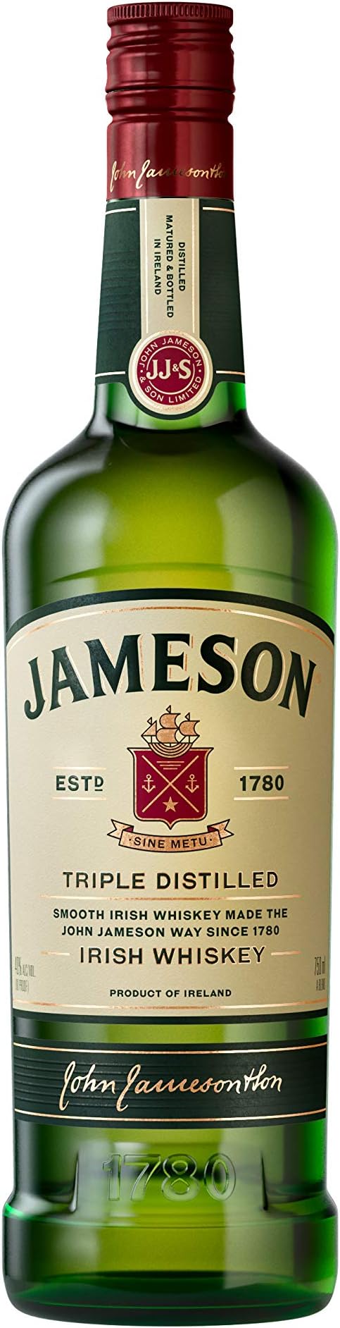 Jameson Original Irish Whiskey, 750 ml, 80 Proof