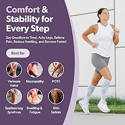 BraceAbility Compression Socks for Circulation