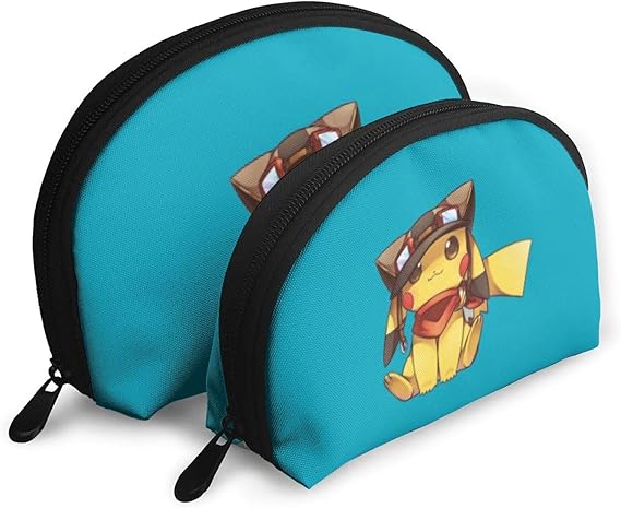 Amazon 便利 ポケモン トートバッグ レディース 貝殻の形 化粧バッグ 2点セット化粧袋 貝殻型 かわいい おしゃれ 大容量 軽量 旅行 お出かけ シンプル 収納 防水 持ち運び ミニポーチ 化粧道具 シューズ バッグ