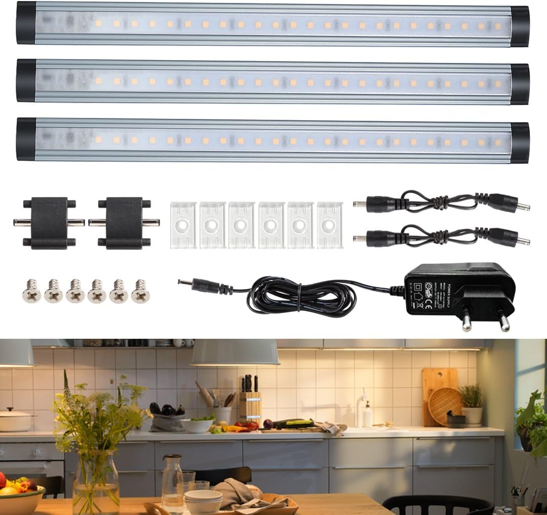 LED Küchenleuchte Unterbauleuchte - 1173mm Warmweiß Für Perfekte Arbeitsbeleuchtung