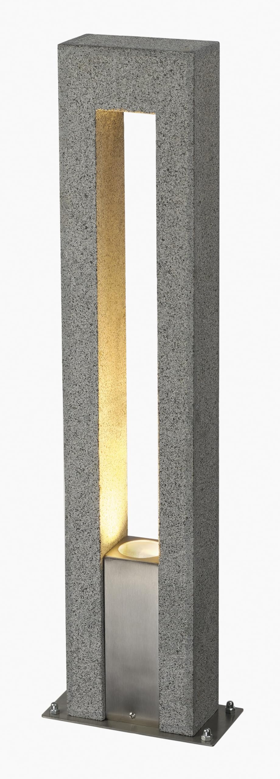 SLV Free-Standing lamp ARROCK ARC/Outdoor Illumination for Paths, Walls, entrances, LED Outdoor Garden lamp / GU10 IP44 35W Grey — image 1