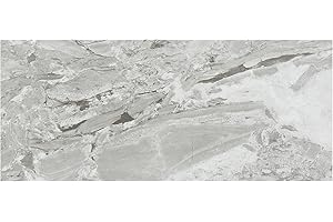 Palisade Interlocking Vinyl Waterproof Wall/Backsplash Tiles for Kitchen or Bathroom in Smoky Sky (4.5x11 in. Sample)