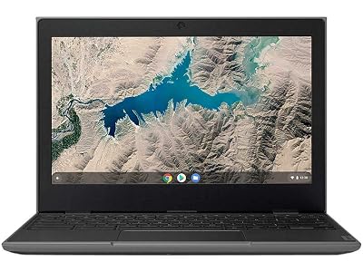 Lenovo 100E Chromebook 2ND Gen 81QB000AUS Laptop Computer, 11.6" HD (1366 X 768) Display, MediaTek MT8173C Processor, 4GB RAM, 16GB eMMC TLC SSD, Powervr GX6250, Chrome OS, Black (Renewed)