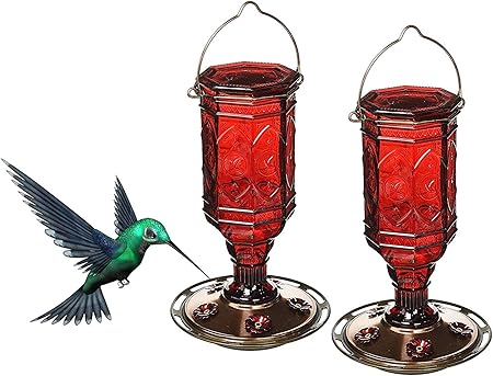 Amazon Com More Birds Hummingbird Feeder Vintage Red Antique