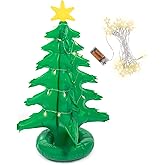First Christmas Tree | Inflatable 4 ft. Christmas Tree Toy | Christmas Tree with Star Lights | PVC 4 ft. Inflatable Christmas Tree for Xmas Decoration