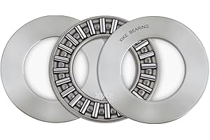 XIKE TC2435 Thrust Needle Roller Bearings with Washers 1-1/2" Bore 2-3/16" OD 5/64" Width 3pcs