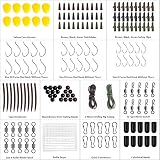 Vicloon 272 Pcs Carp Fishing Tackle Box Kit Hooks Beads Boilie Stops Tubing view 2
