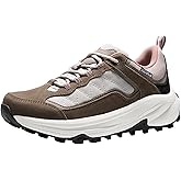 NORTIV 8 Women's Waterproof Hiking Shoes with Arch Support Outdoors Leather Walking Trekking Camping Tennis Workout Cross Training Sneakers Wicklow