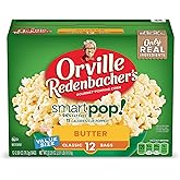 Orville Redenbacher&rsquo;s Popcorn SmartPop! Value Size, Butter, 2.69 oz., 12-ct | 4g fiber per serving; gluten-free; 15 calories per cup popped; Butter flavor; value size; great for movie night