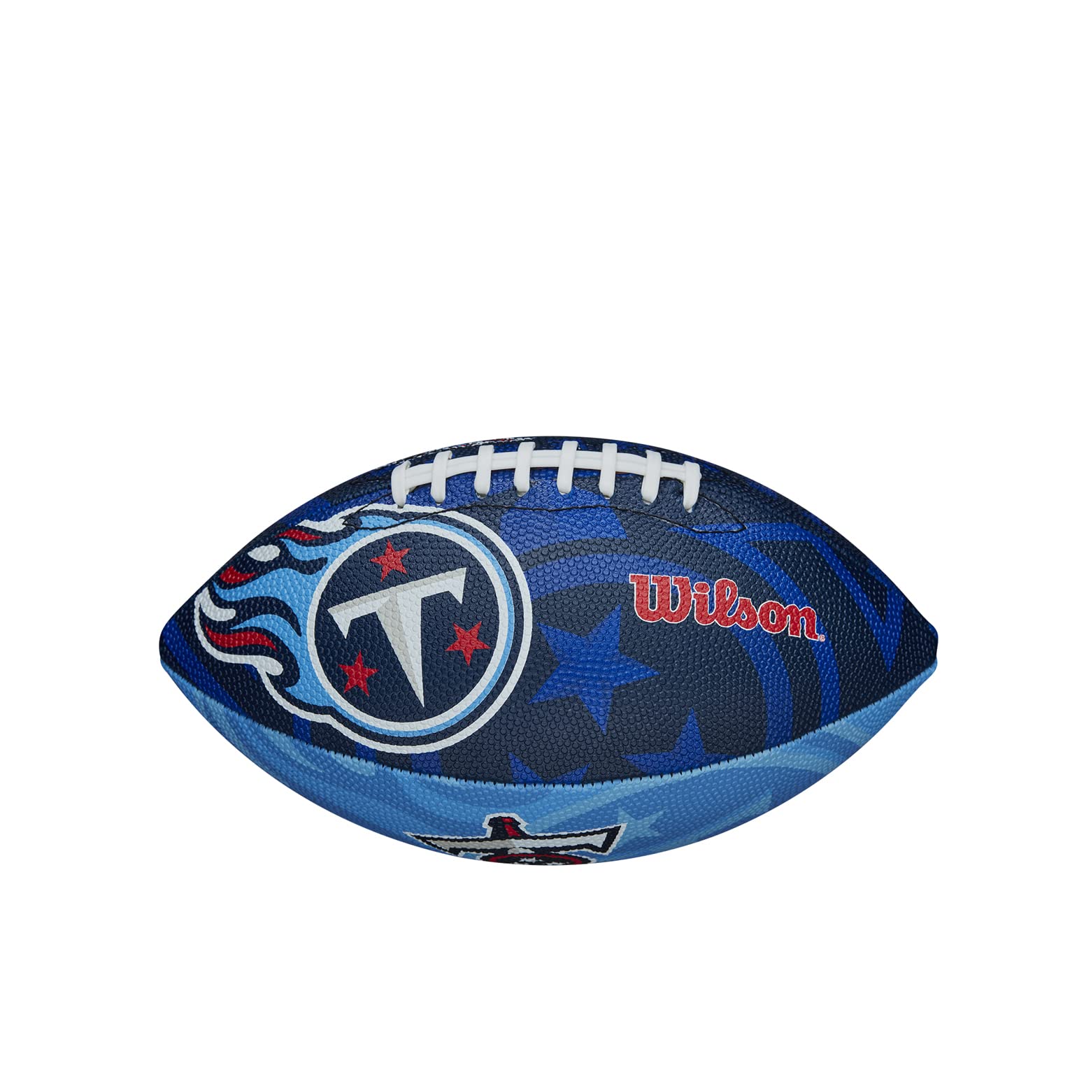 Wilson American Football NFL JR TEAM LOGO, Junior Size, Rubber,Blue