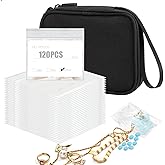 Pill Pouch Bags for Travel with Medicine Bag, Pack of 120 BPA Free 3 x 2.75 inch Reusable Pill Bag for Medicine with Write on Label Clear Ziplock Seal Daily AM PM Pill Baggies for Medicine Organizer