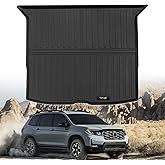 for 2019-2024 2025 Honda Passport Cargo Mats Trunk Liner All Weather TPE Protection Mats for Honda Passport Accessories (Cargo Mats)