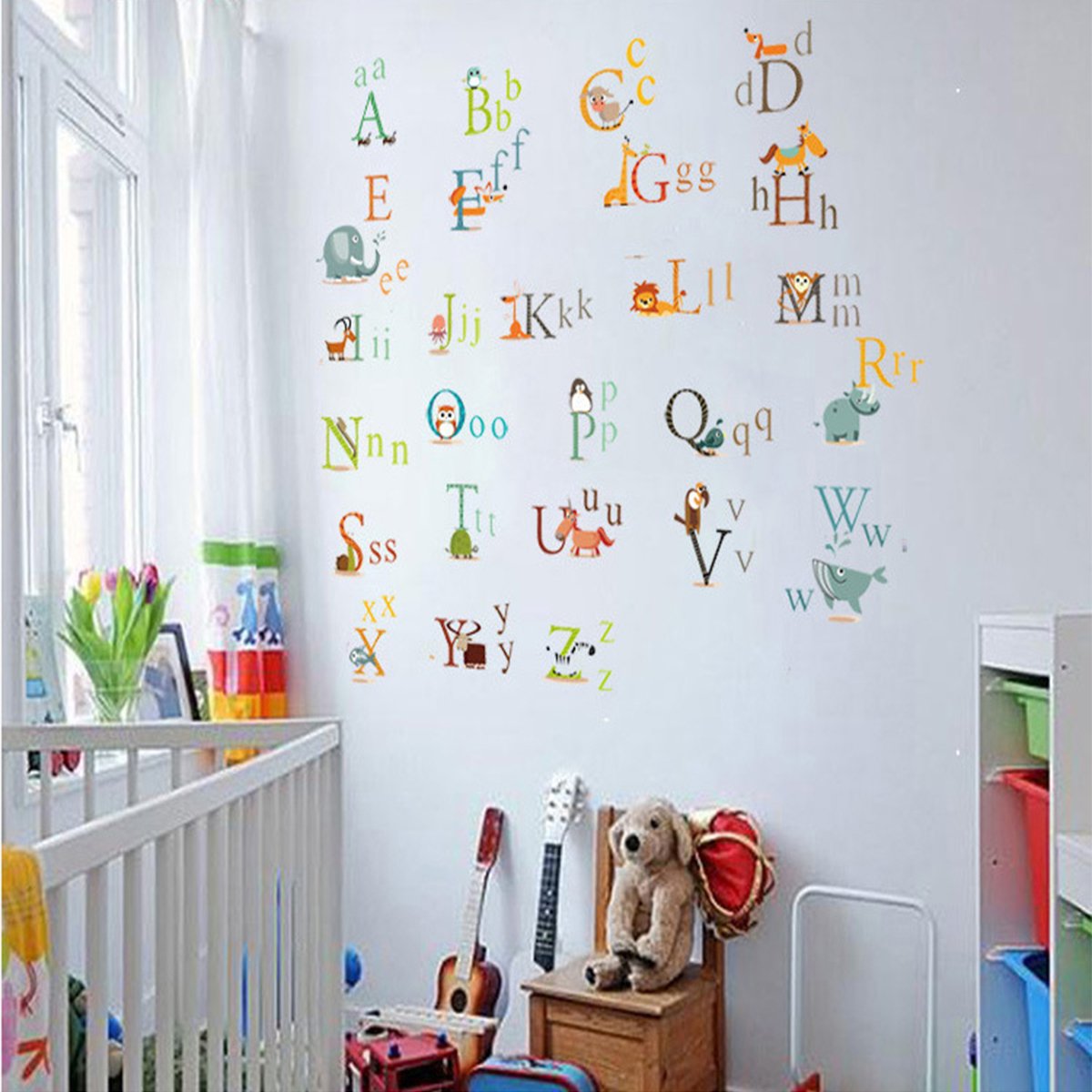 nursery peel and stick wall decals