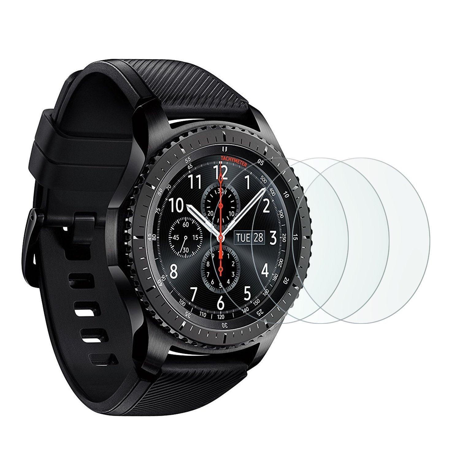 Samsung Gear S Cristal Templado OMOTON Unidades Protector de Pantalla Samsung Gear