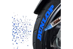 MC MOTOPARTS Permanent Color Tire Pen Marker Lettering Paint Drawing Tool Automotive Motorcycle Care 1 piece (Blue)