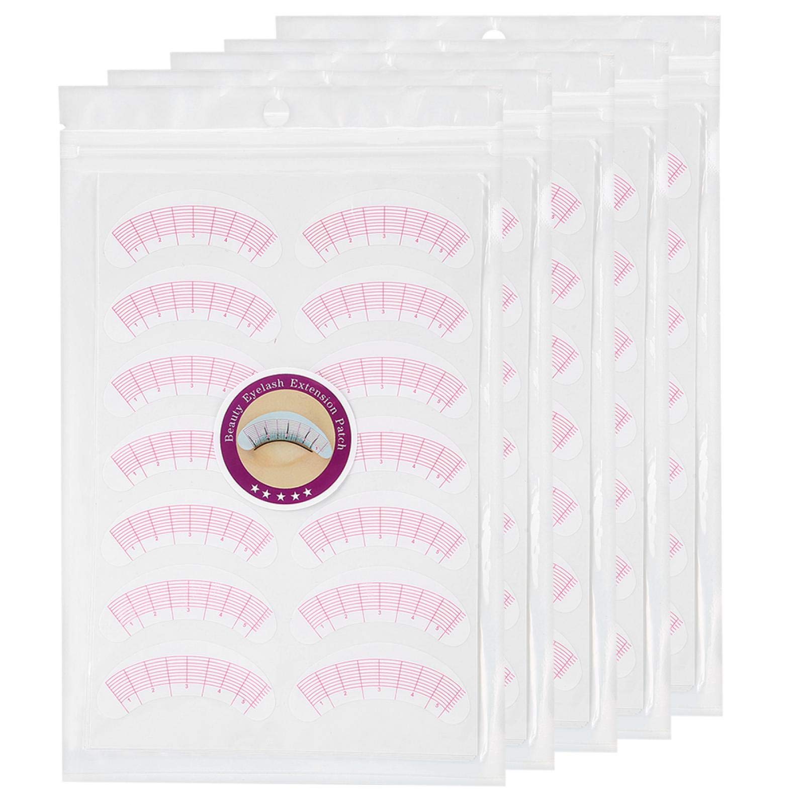 Practical Eyelash Mapping Stickers Non Toxic for Professional Use for Eyelash Extension